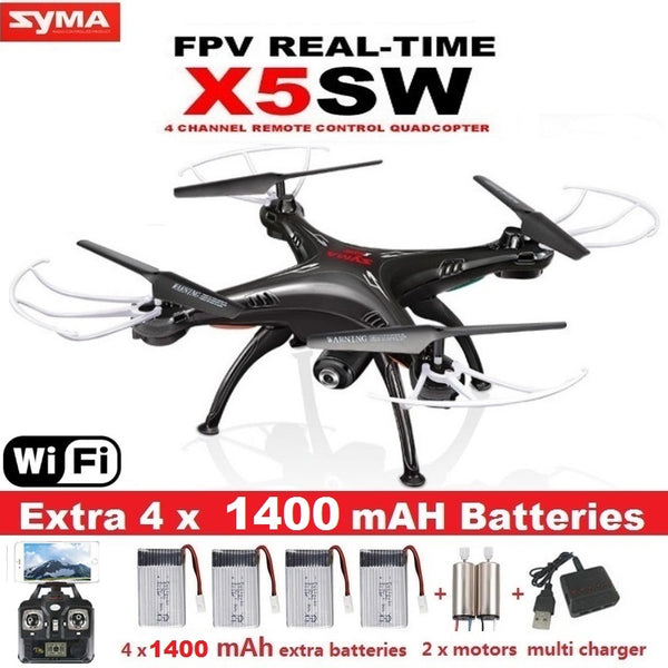 SYMA X5SW FPV Drone X5C Upgrade WiFi Camera Real Time Video RC Quadcopter