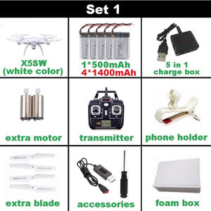 SYMA X5SW FPV Drone X5C Upgrade WiFi Camera Real Time Video RC Quadcopter