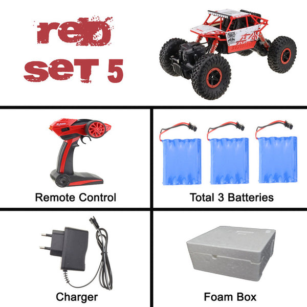 Lynrc RC Car 4WD 2.4GHz Rock Crawlers Remote Control Car