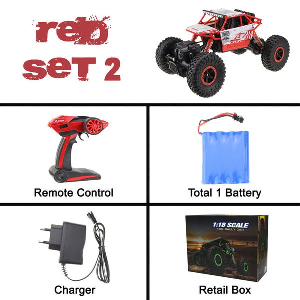 Lynrc RC Car 4WD 2.4GHz Rock Crawlers Remote Control Car