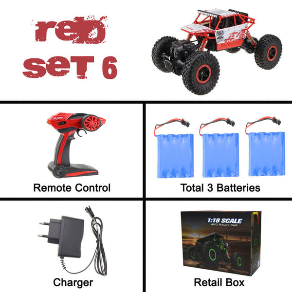 Lynrc RC Car 4WD 2.4GHz Rock Crawlers Remote Control Car