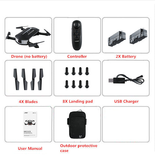 JJRC H37 Mini Drone with Camera Elfie RC Quadcopter Selfie Drone
