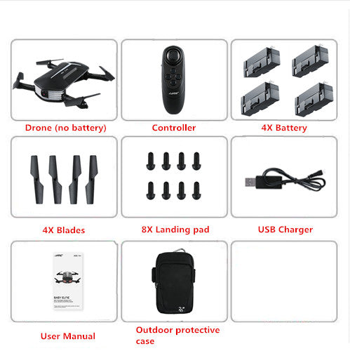 JJRC H37 Mini Drone with Camera Elfie RC Quadcopter Selfie Drone