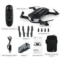 JJRC BABY ELFIE RC Selfie Drone with HD FPV Quadcopter Mini Pocket Foldable RC Drones