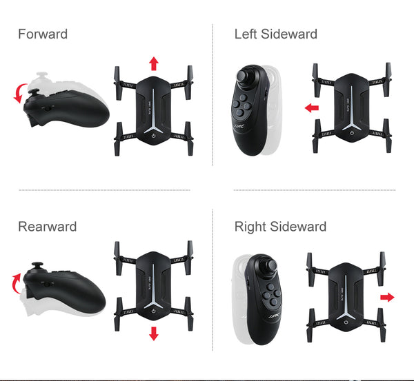 JJRC BABY ELFIE RC Selfie Drone with HD FPV Quadcopter Mini Pocket Foldable RC Drones