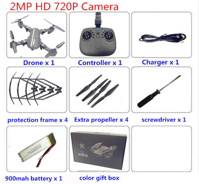 8807w Selfie Drone MiNi Foldable Drone with HD Camera Drones with Camera
