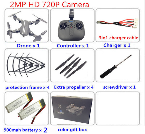 8807w Selfie Drone MiNi Foldable Drone with HD Camera Drones with Camera