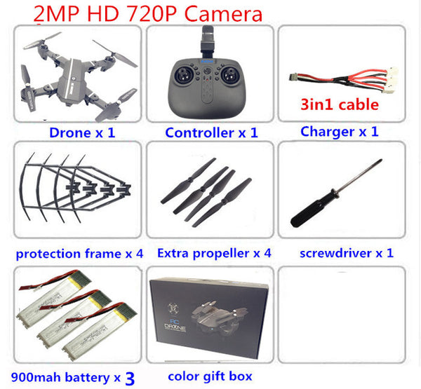 8807w Selfie Drone MiNi Foldable Drone with HD Camera Drones with Camera