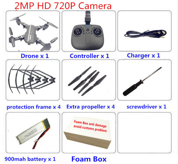 8807w Selfie Drone MiNi Foldable Drone with HD Camera Drones with Camera